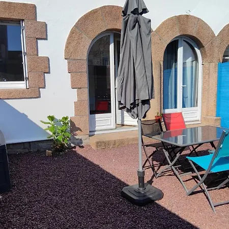 Beau T2 Avec Jardin, Proche Plages Et Commerces Трегастель